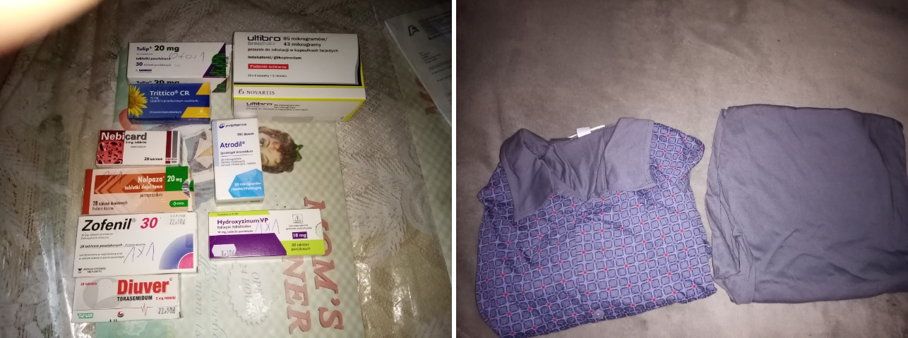 leki i pizama